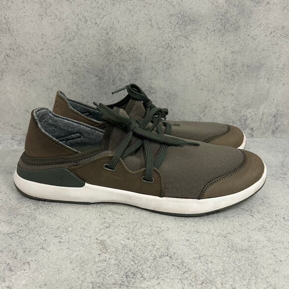 OluKai Shoes - Olukai "MIKI LI" in color Green Deep Olive  Women’s Size 8.5